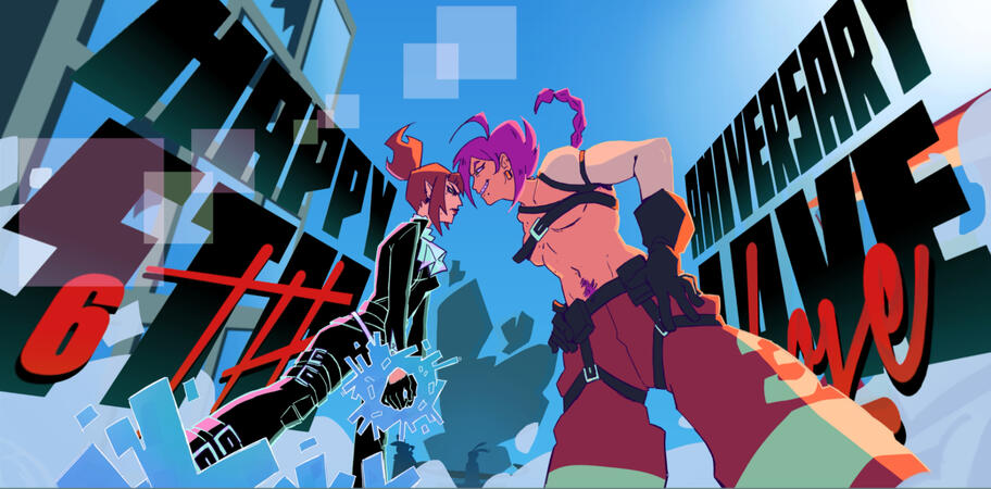 Aniversary gift 2025 (Promare fan art)
