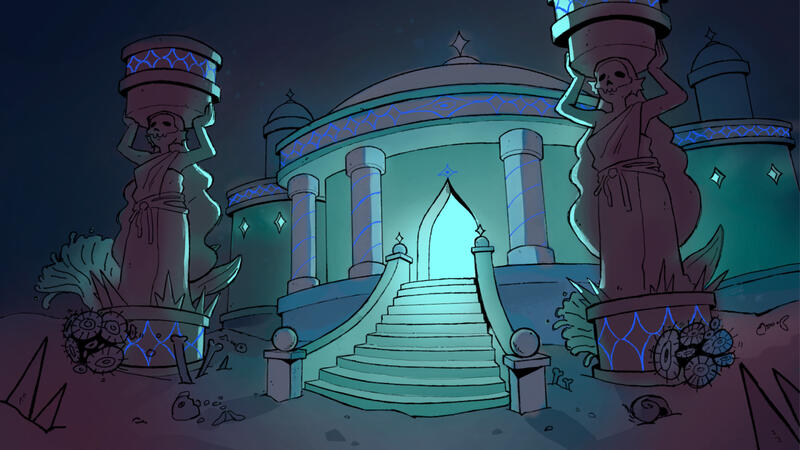 Underwater castle